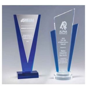 Acrylic Award Trophy with Engraving