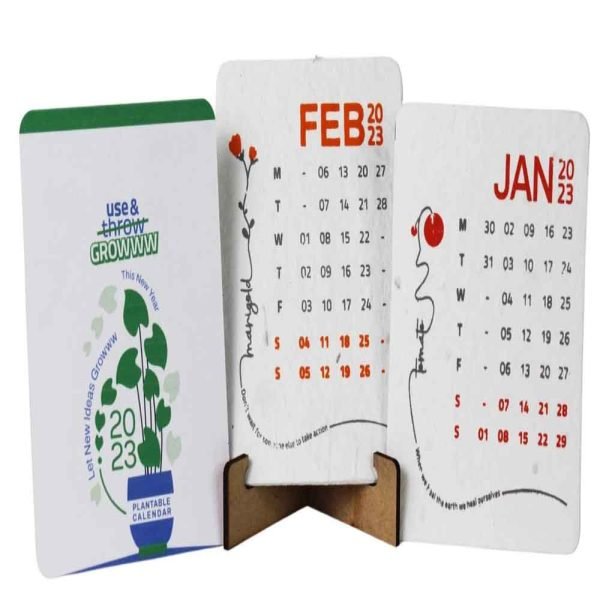 Bioq Plantable Calendar