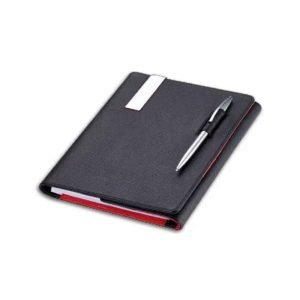 Corporate Gift Black Premium Notebook with Pen