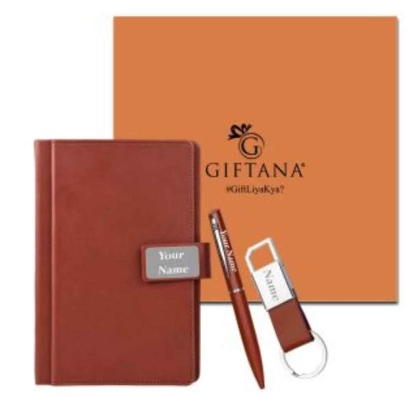 Exclusive Corporate Gift Box with Pen Drive Notebook