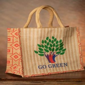Jute Bag - Eco Friendly bag with Zipper